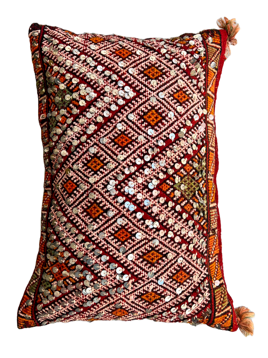 Ain Leuh Sample Lumbar Pillow - Arrow Handira