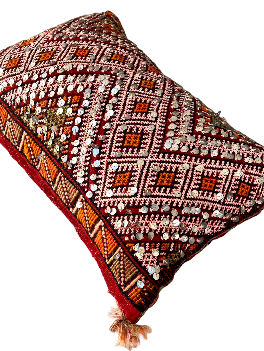 Ain Leuh Sample Lumbar Pillow - Arrow Handira