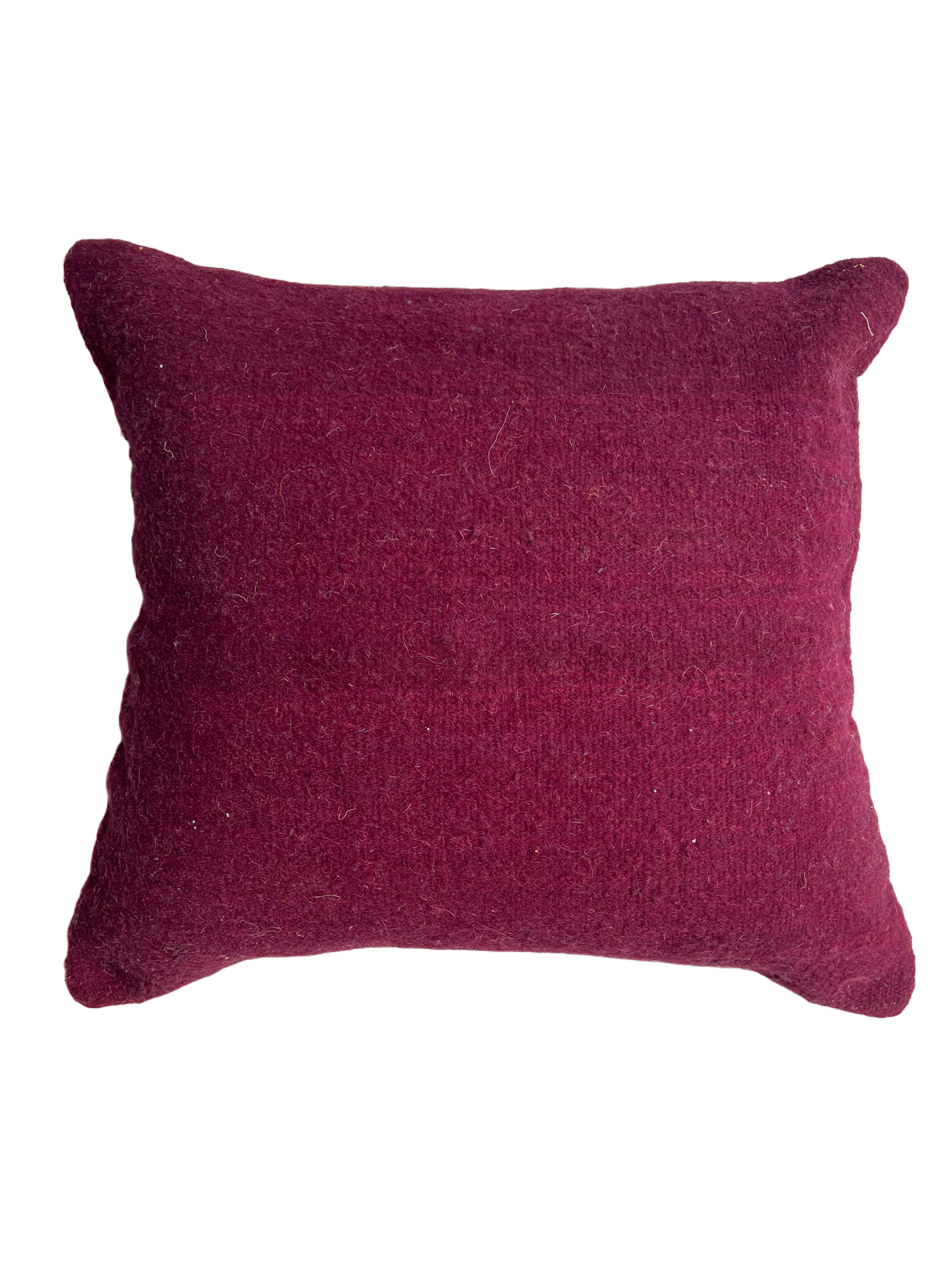 Anzal's Flatweave Pillow - Solid Purple