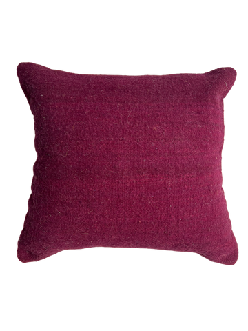 Anzal's Flatweave Pillow - Solid Purple