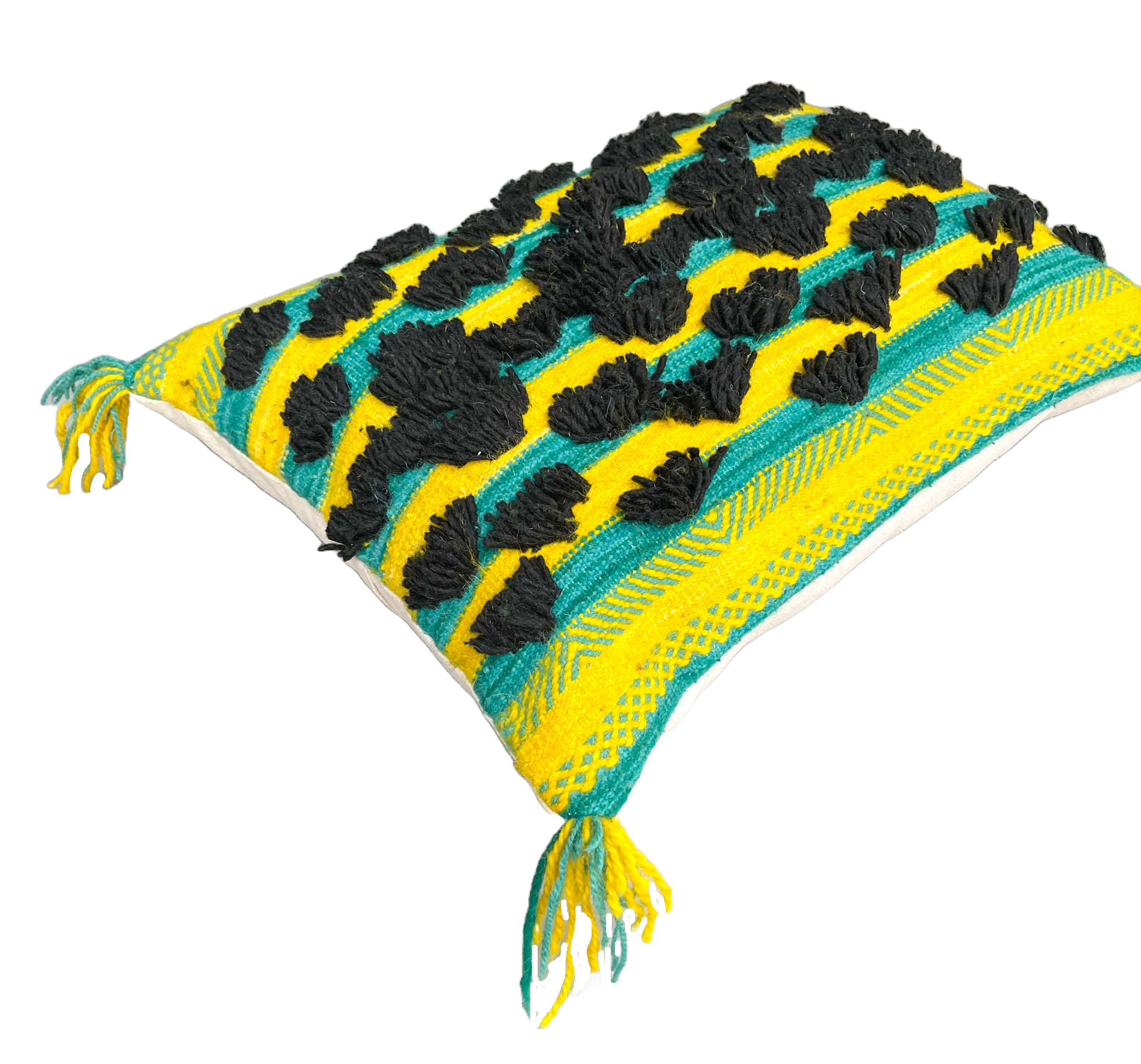 Anzal's Flatweave x Zanafi x Hand-Knot Pillow