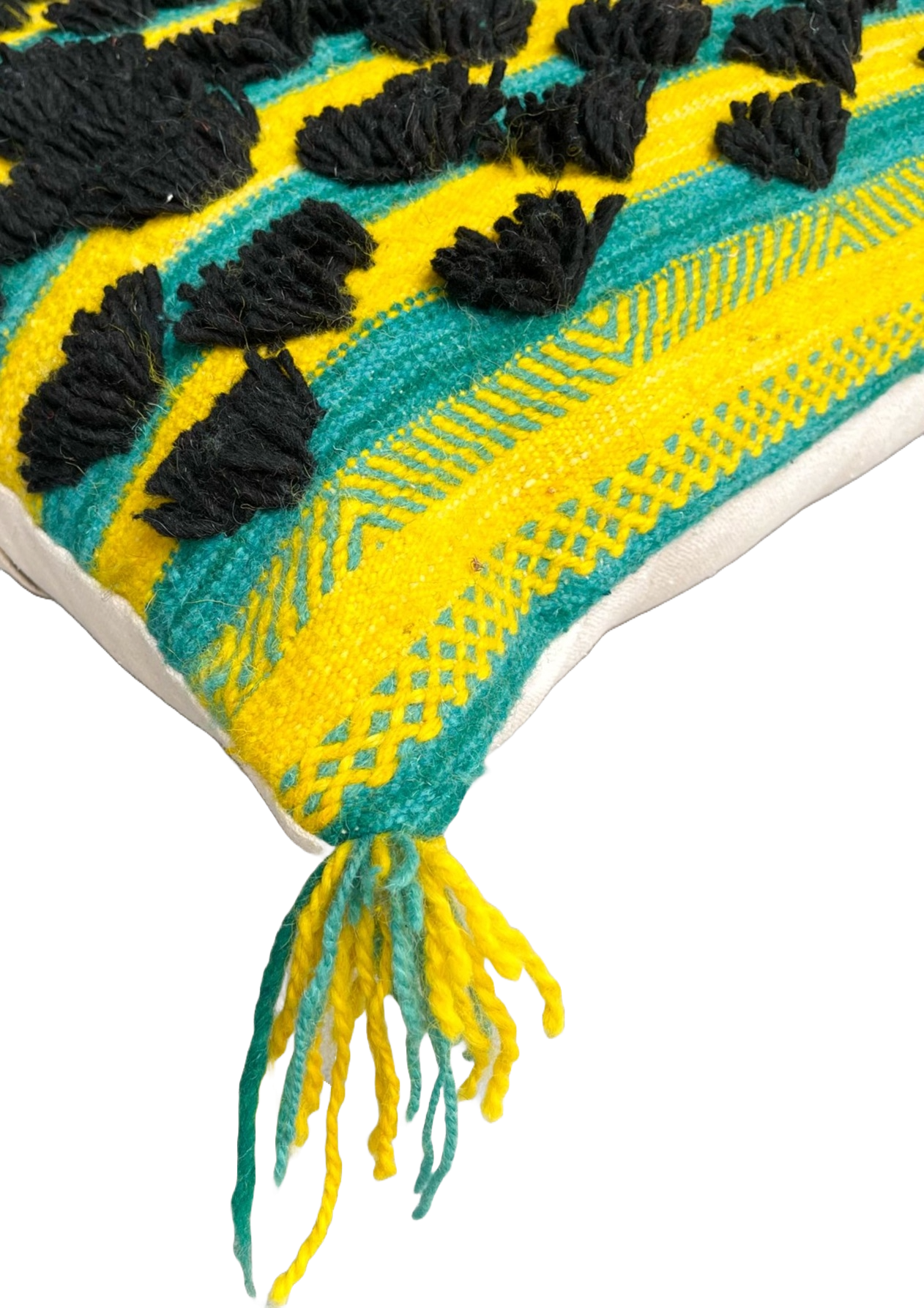 Anzal's Flatweave x Zanafi x Hand-Knot Pillow