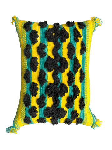 Anzal's Flatweave x Zanafi x Hand-Knot Pillow