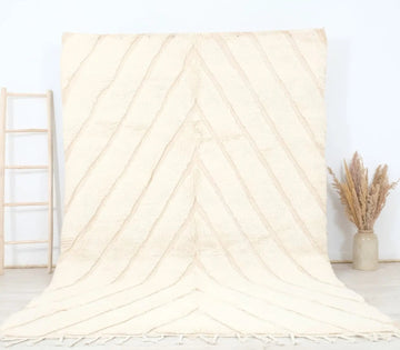 Soft Cream Custom Moroccan Rugs Made