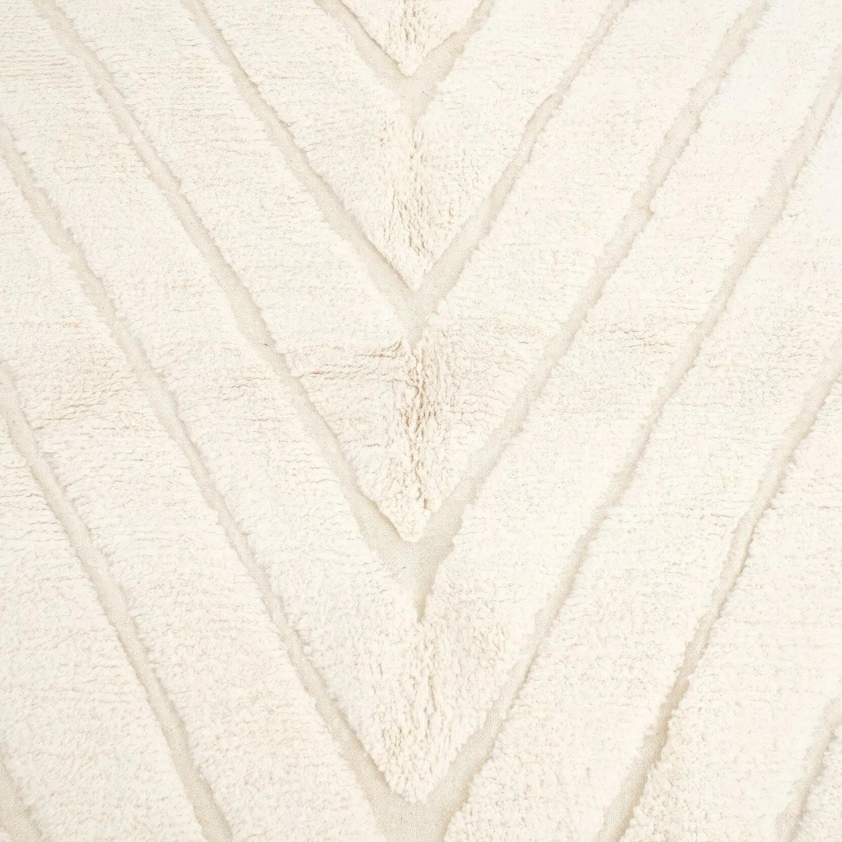 Soft Cream Custom Moroccan Rugs Made