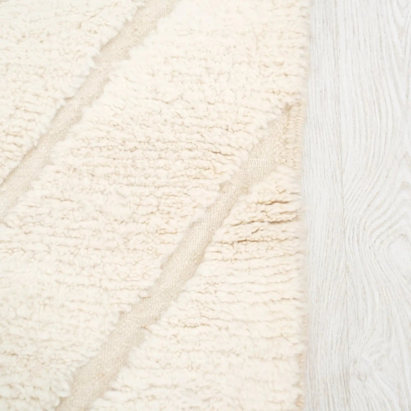 Soft Cream Custom Moroccan Rugs Made